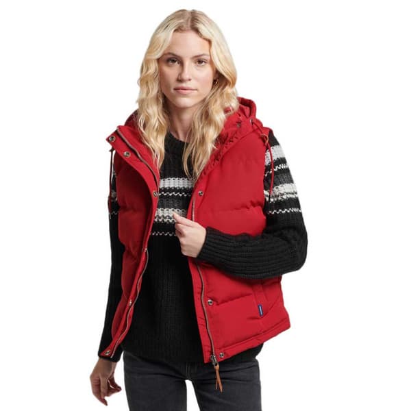 Superdry Vest Everest Rød S Kvinde