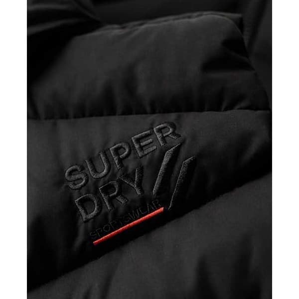 Superdry Väst Microfibre Padded Svart S Kvinna