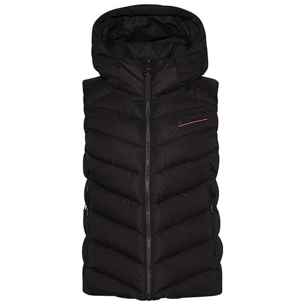 Superdry Väst Microfibre Padded Svart S Kvinna