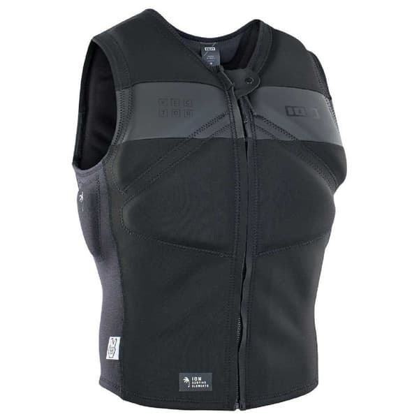 Ion Skyddsväst Vector Amp Front Zip Svart XL
