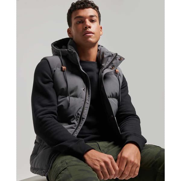 Superdry Väst Everest Grå S Man