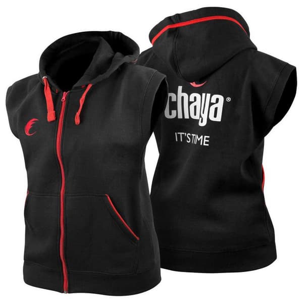 Chaya Vest It´s Time Rød,Hvid,Sort L Kvinde
