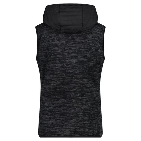 Cmp Vest Hybrid 33h1896 Sort M Kvinde