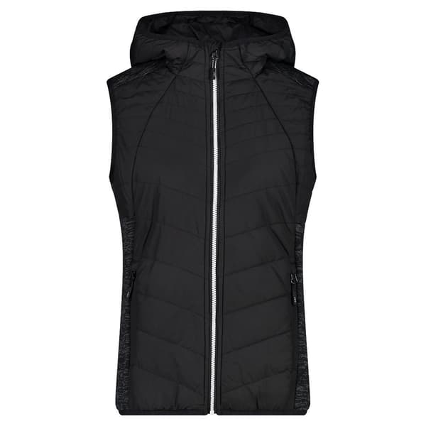 Cmp Vest Hybrid 33h1896 Sort M Kvinde