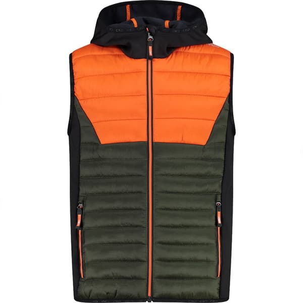 Cmp Väst Hybrid Fix Hood 32z3974 Orange 10 Years