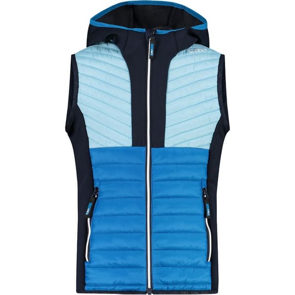 Cmp Vest Hybrid Fix Hood 32z3955 Blå 10 Years