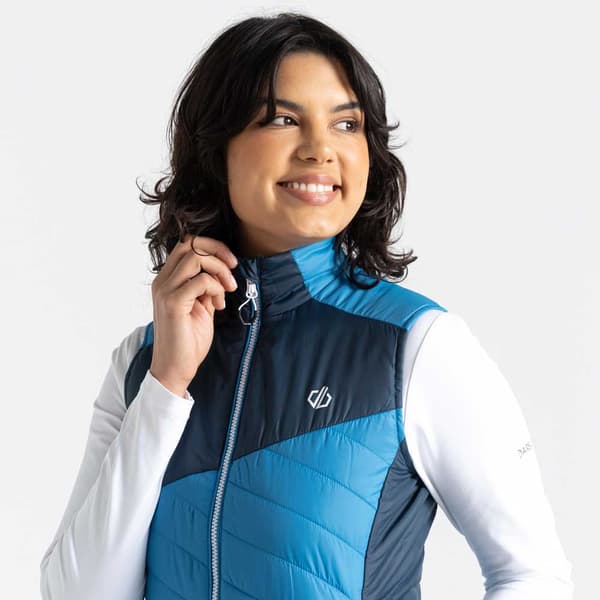 Dare2b Vest Ascending Blå 20 Kvinde