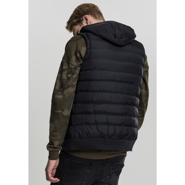 Urban Classics Vest Bubble Hooded Sort XL Mand