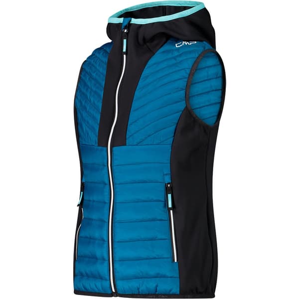 Cmp Vest Hybrid Fix Hood 32z3955 Blå 14 Years