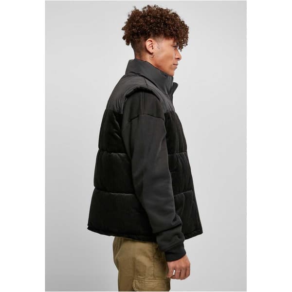 Urban Classics Vest Cord Sort L Mand
