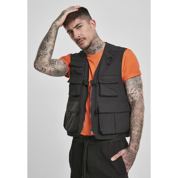 Urban Classics Vest Tactical Sort XL Mand