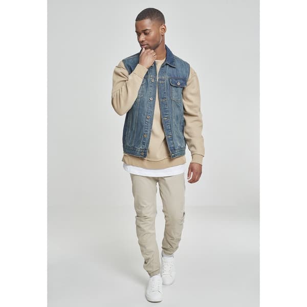 Urban Classics Väst Denim Blå 2XL Man