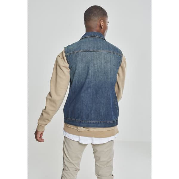 Urban Classics Väst Denim Blå 2XL Man