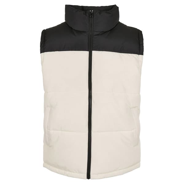 Urban Classics Vest Block Puffer Sort L Mand