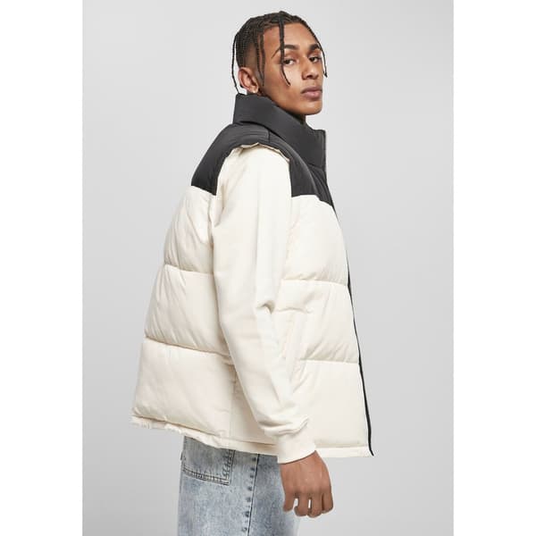 Urban Classics Vest Block Puffer Sort L Mand