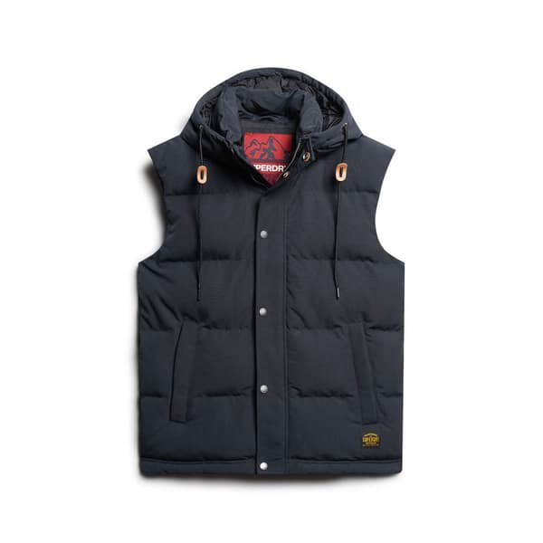 Superdry Dunväst Everest Blå S Man