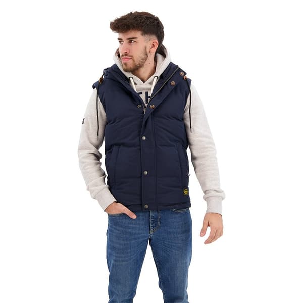 Superdry Dunväst Everest Blå S Man