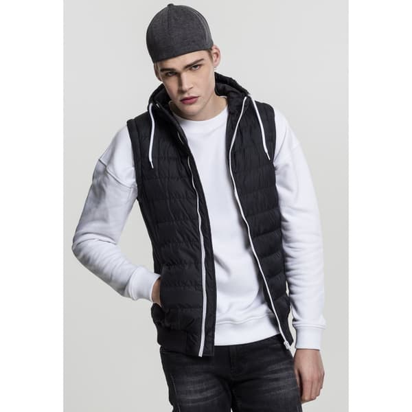 Urban Classics Vest Bubble Hooded Sort S Mand