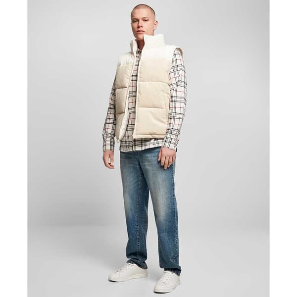 Urban Classics Vest Cord Hvid M Mand