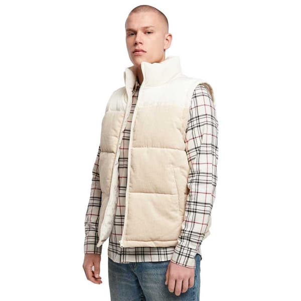 Urban Classics Vest Cord Hvid M Mand
