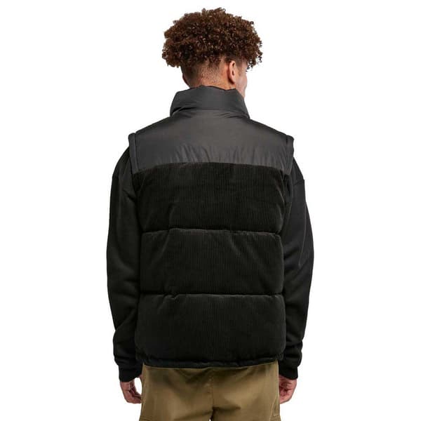 Urban Classics Vest Cord Sort S Mand
