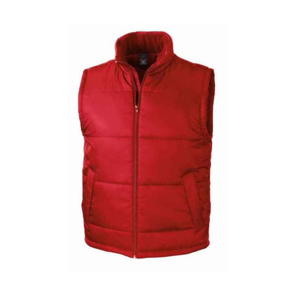 Result Core Unisex Adult Padded Body Warmer Red XXL