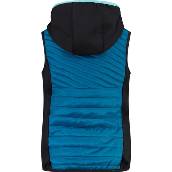Cmp Vest Hybrid Fix Hood 32z3955 Blå 5 Years