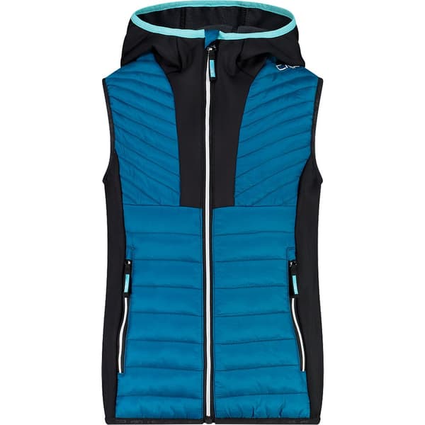 Cmp Vest Hybrid Fix Hood 32z3955 Blå 3 Years