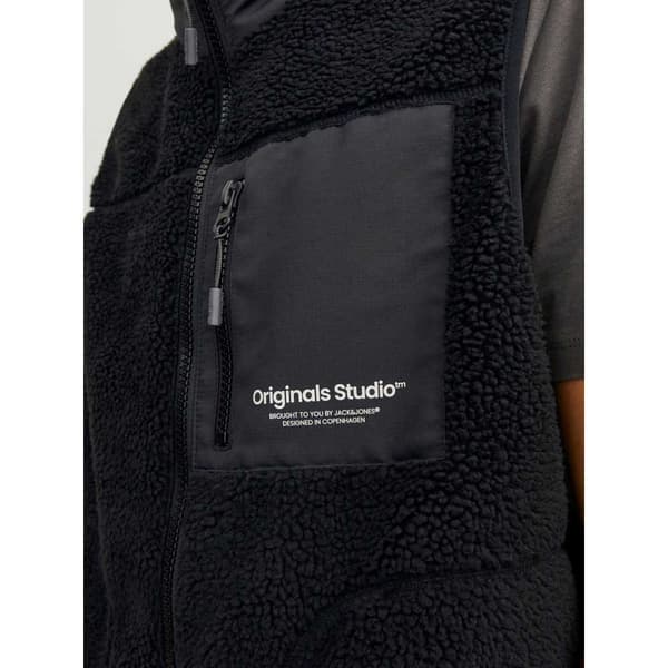 Jack & Jones Liivi Erbro Teddy Musta 2XL Mies