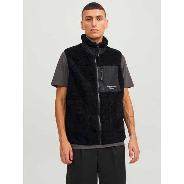 Jack & Jones Liivi Erbro Teddy Musta 2XL Mies