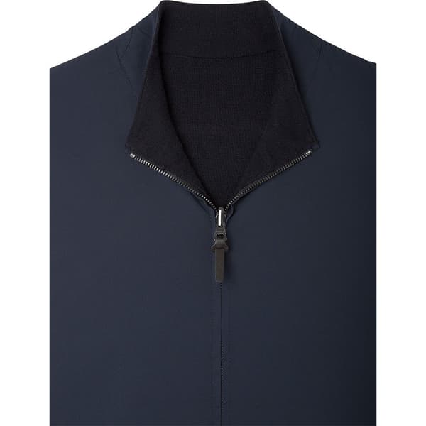 Hackett Vest Knit Nylon Blå M Mand