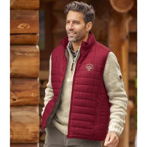 Atlas For Men Mens Padded Full Zip Gilet