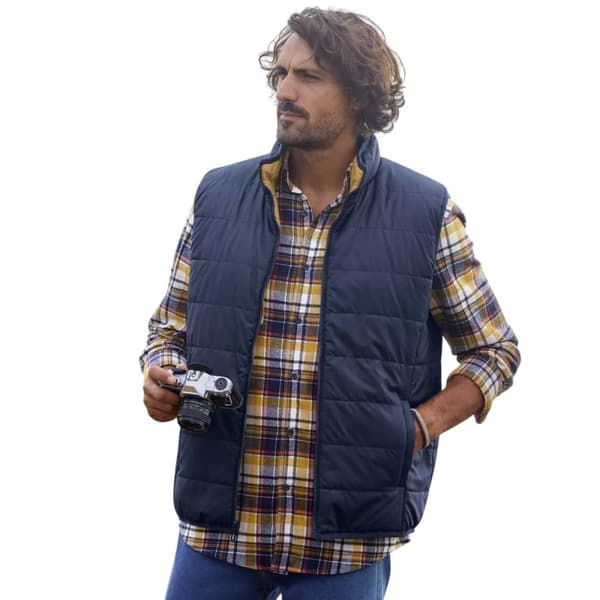 Atlas For Men Mens Reversible Padded Gilet