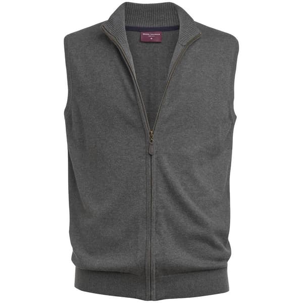 Brook Taverner Unisex Adult Lincoln Cotton Blend Knitted Gilet Navy S