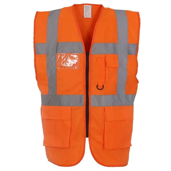 Yoko Unisex Adult Executive Hi-Vis Safety Waistcoat