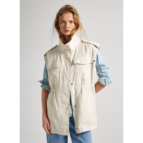 Pepe Jeans Vest Tilda Beige XS Kvinde