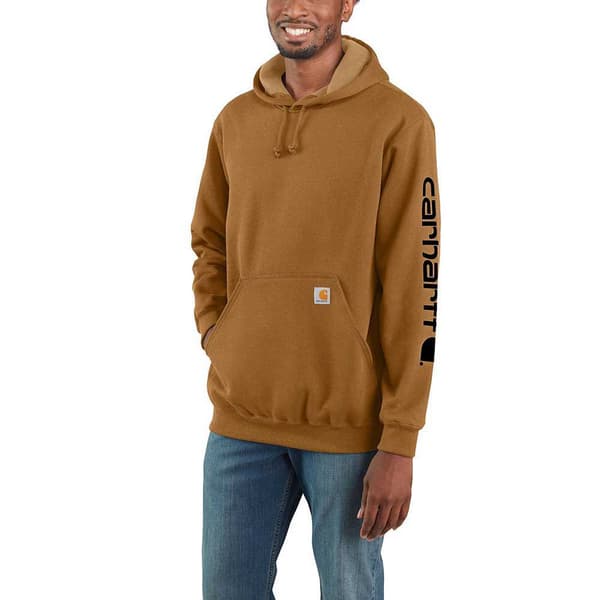 Carhartt Loose Fit Hættetrøje Logo Graphic Brun XS