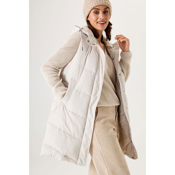 Garcia Pitkä Liivi Gj300911 Beige L Nainen