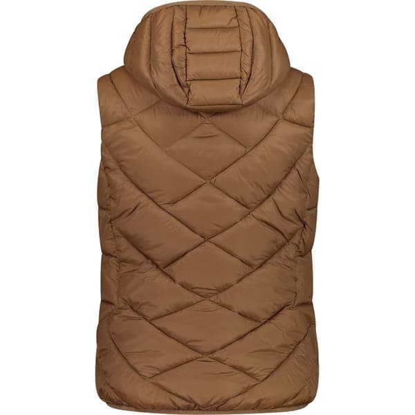 Cmp Vest Fix Hood 32k3046 Brun M Kvinde