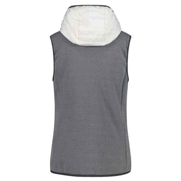 Cmp Vest Hybrid Fix Hood 32h2036 Hvid L Kvinde