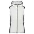 Miniatyrbillede 1 af 3: Cmp Vest Hybrid Fix Hood 32h2036 Hvid L Kvinde