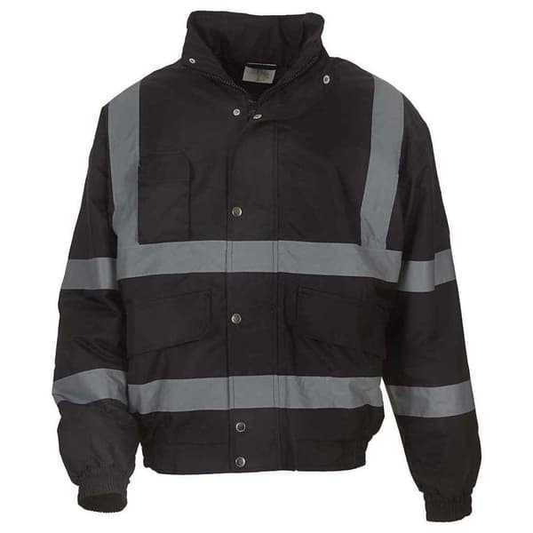 Yoko Unisex Adult Classic Hi-Vis Bomber Jacket