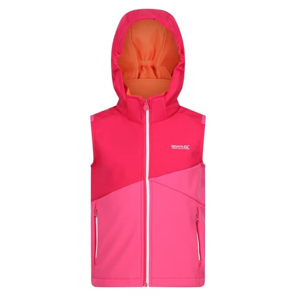 Regatta Childrens/Kids Acidity II Body Warmer Pink Potion/Flamingo Pink 3-4 Years