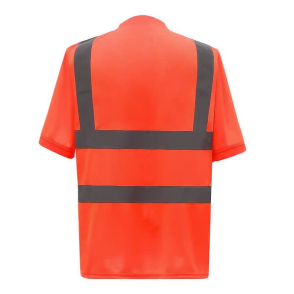 Yoko Unisex Adult Hi-Vis Safety Short-Sleeved T-Shirt