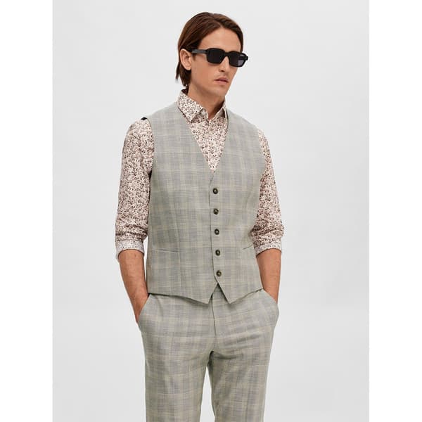 Selected Väst Slim-neil Beige 48 Man