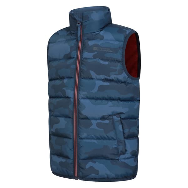 Mountain Warehouse Childrens/Kids Rocko Camouflage Padded Gilet