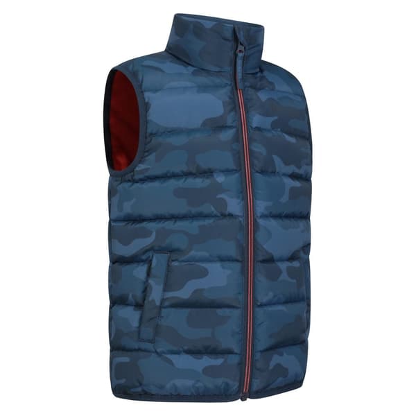Mountain Warehouse Childrens/Kids Rocko Camouflage Padded Gilet