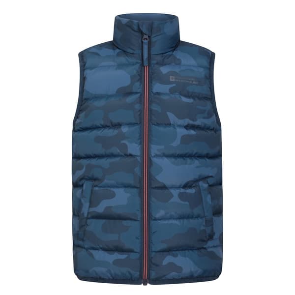 Mountain Warehouse Childrens/Kids Rocko Camouflage Padded Gilet