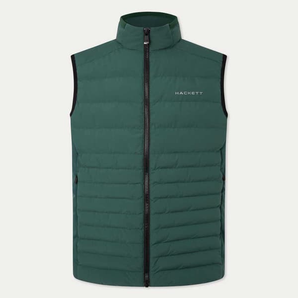 Hackett Vest Hs Vortex Grøn L Mand
