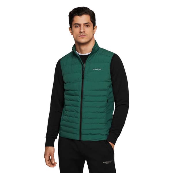 Hackett Vest Hs Vortex Grøn L Mand